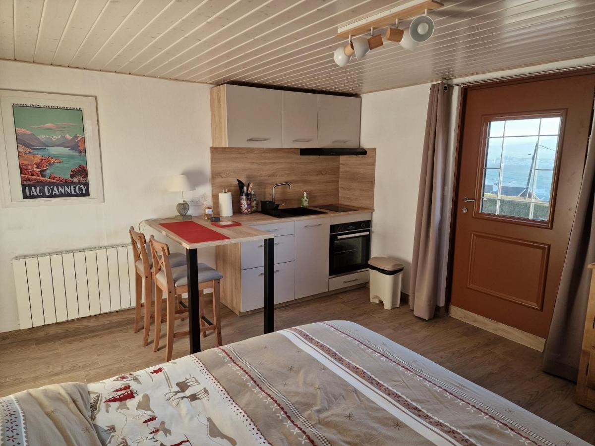 Studio Bellevue Appart Independant Renove 2024 Piscine Parking Proche Centre Annecy Poisy Bagian luar foto